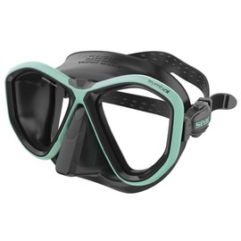 Seac Symbol, Made in Italy Dual Lens Diving Mask with a 3D Buckle Directly on the Mask Body