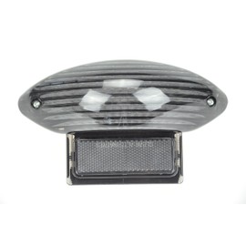 TOPZONE For Suzuki 1998-2006 KATANA - GSX600/ GSX750;1999-2007 HAYABUSA - GSX1300R; LED Rear Lamp Brake Tail Light Integrated Turn Signal (Smoke, Style2: Sequential LED Taillight+ Turn Signal)