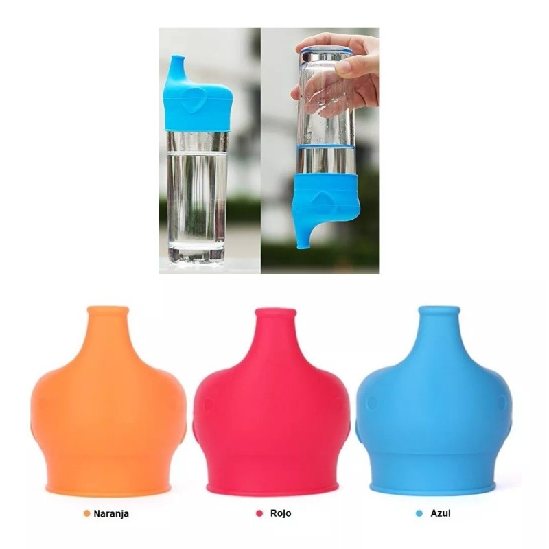 TechMel Tapa Para Vasos Universal Antiderrame Evita Accidente Niños