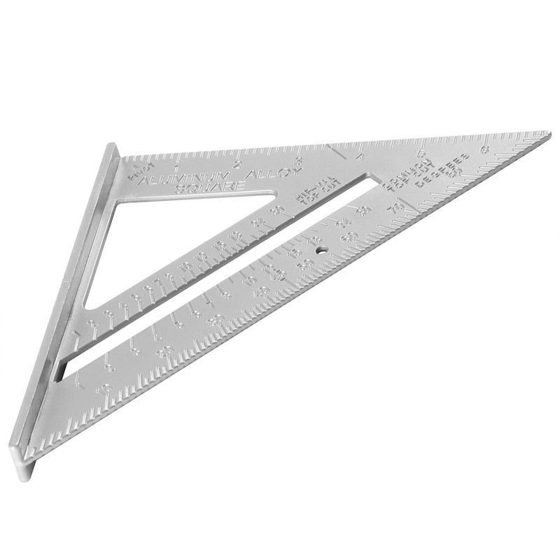 Jazooli 7" Aluminium Multifunctional Set Square Tri-Square Mitre Saw Guide
