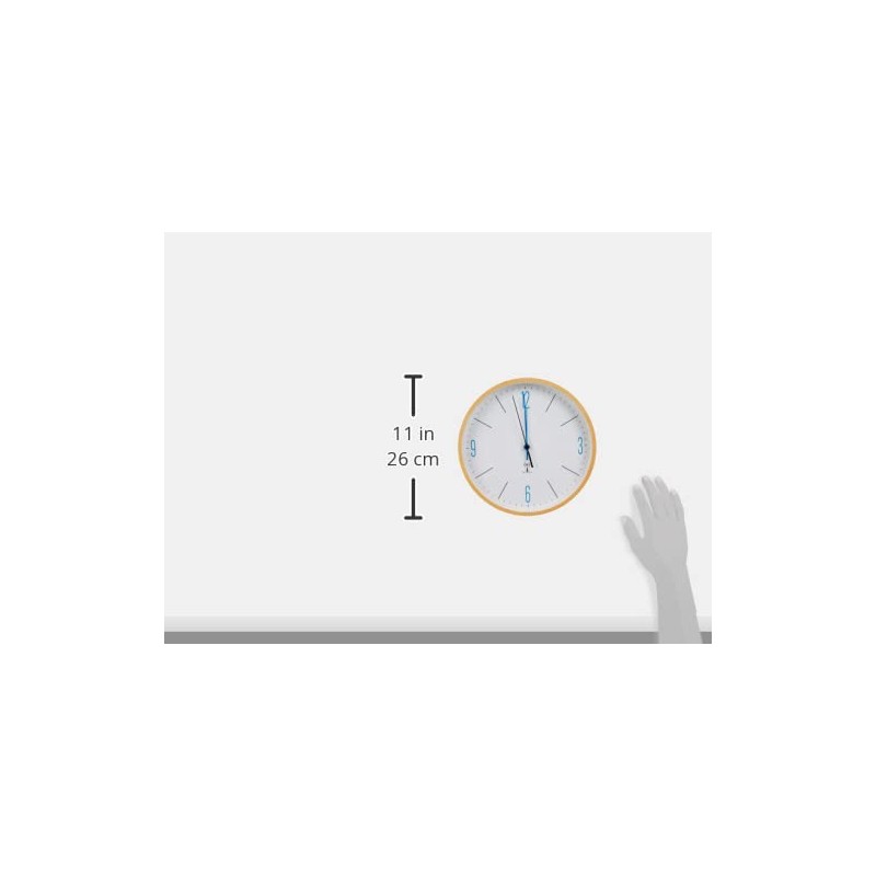 TFA 60.3524 Radio Controlled Wall Clock DCF-77 Radio Time (60.3524.06
