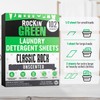 Rockin' Green Travel Laundry Detergent Sheets Unscented - Mess-Free Laundry