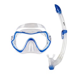 Mares Unisex's Mask Plus Snorkel Pure Vision Diving Kit-Transparent/CL, SFRBLCL