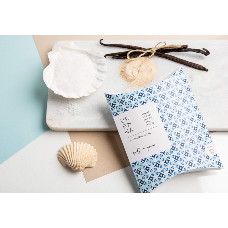 Urbana 5986 Home Collection Fragrance Bath Salt Salt + Sand
