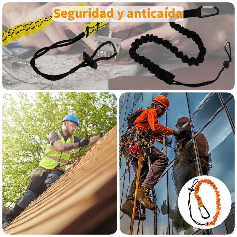 THJOPOKEEL - Cordón de seguridad para herramientas, de liberación rápida