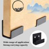 TileDisplay Wall Hanger, 8 Pcs Stainless Steel Wall Mount Brackets