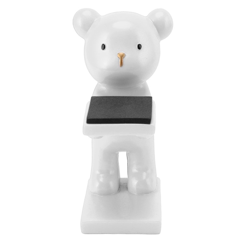 Bear Watch Stand Handcrafted Three Dimensional Modern Style Resin Watch