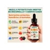 GWYNNE Kids L-Metilfolato 5-MTHF Gotas Líquidas,Fórmula Doble Folato con Vitamina