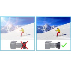 67MM Collapsible in 3 Steps Rubber Lens Hood for ZEISS Milvus 100mm f/2M ZF.2 Macro Lens