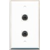 RiteAV - 2 Port 3.5mm Wall Plate - Bracket Included