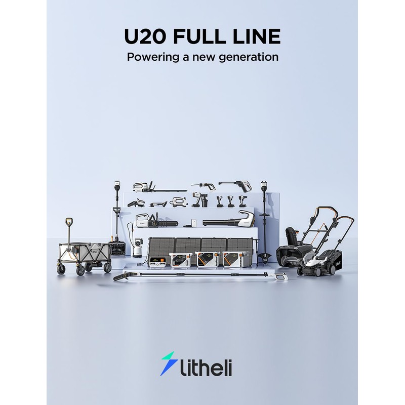 LiTHELi Battery Pack 2.0Ah, 20V Lithium Batteries Suitable for U20