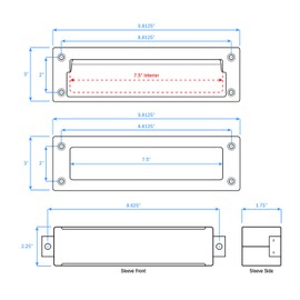 Nuk3y Solid Brass Mail Slot with Sleeve (Polished Brass, 10" x 3")