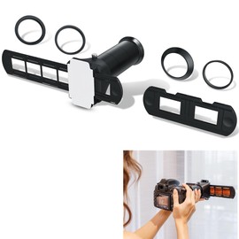 JJC 35mm Photo Slide and Negative Film Digitizing Adapter Set, 135 Slide and Negatives Film Digitizer Converter Copying Scanning with Holder