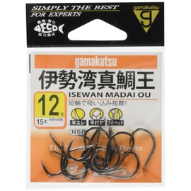 Gamakatsu Isewan Madai King (NSB) Hook No. 12 Fishing Hook