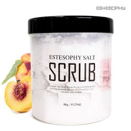 Estesophy Salt Body Scrub Peach 1000g / 에스테소피 솔트 바디 스크럽 피치 1000g