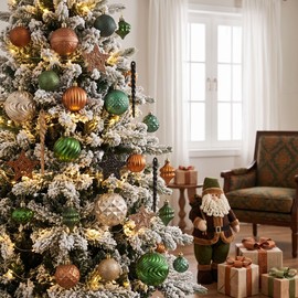 100ct Christmas Tree Decorations Ball Ornaments Set
