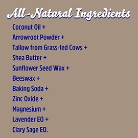 FATCO Stank Stop All Natural Deodorant with Tallow and Organic Coconut Oil (Scotch Pine + Coriander, 2-Pack)