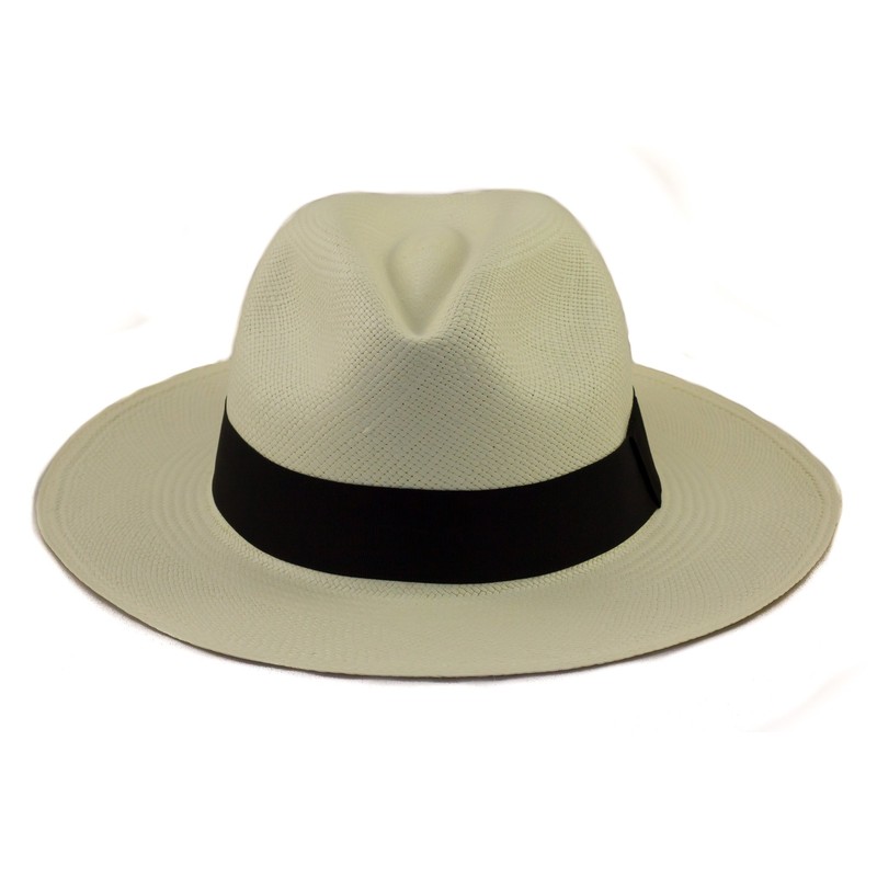 Tumia LAC Panama Hat - Rollable - Cream with Black