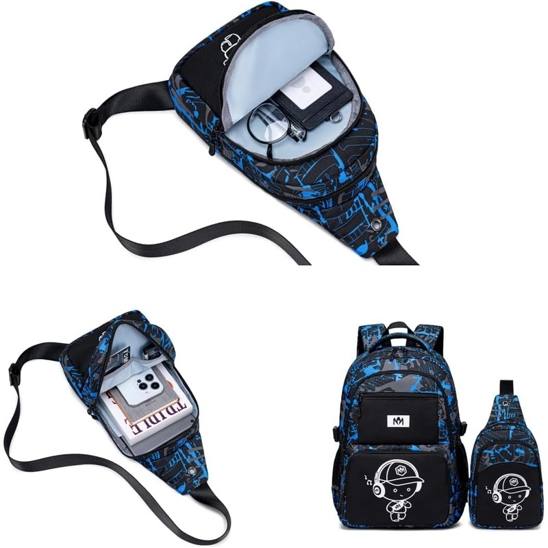 BLUBOON Backpack for School Backpacks for Boys Bookbag Teens Back