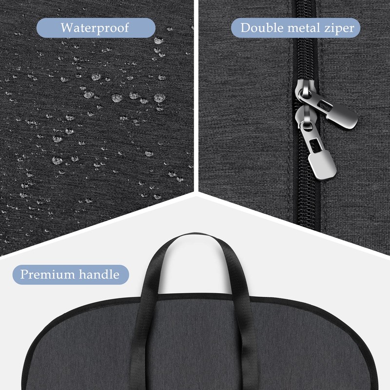 Limoomil Heavy Duty Waterproof Garment Bag for Travel, Tear Resistance
