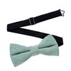 MASADA Mens Retro Corduroy Bow Tie Pre-tied Fully Adjustable Handmade