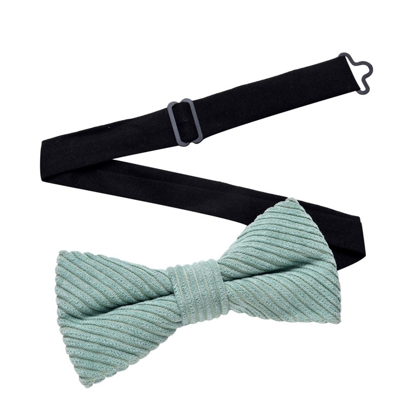 MASADA Mens Retro Corduroy Bow Tie Pre-tied Fully Adjustable Handmade