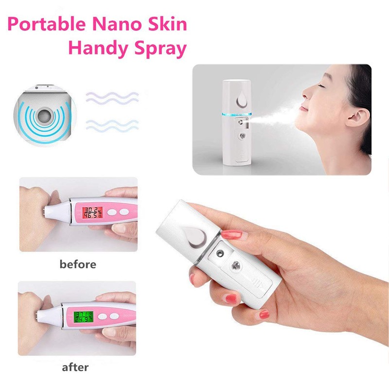 Nano Facial Steamer Mist Spray Eyelash Extensions Cleaning Pores Water