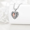 DAYLINLOVE Heart Locket/Urn Necklace That Holds Pictures Sterling Silver Locket