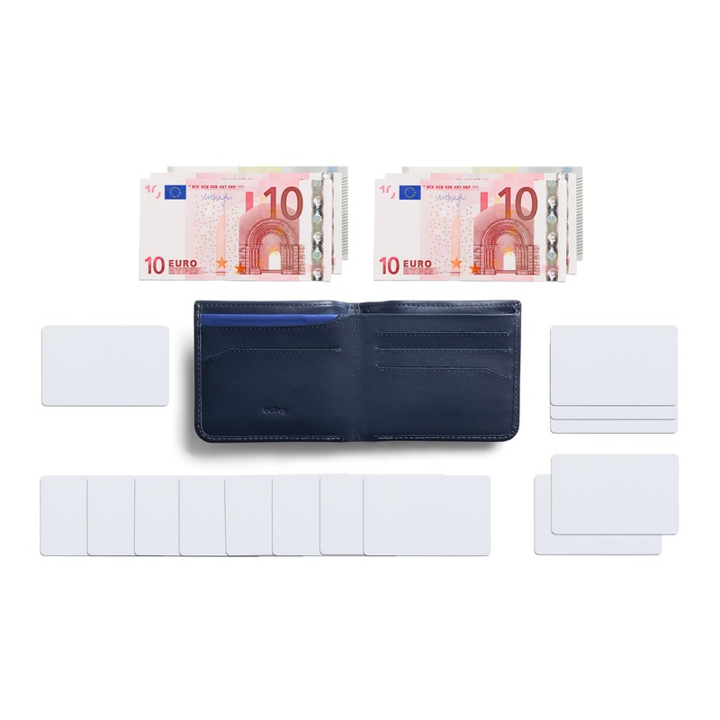 Bellroy Hide & Seek Slim Classic Leather Wallet Optional RFID
