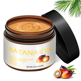 100% Natural Raw Batana Oil for Hair Growth, Prevents Hair Loss, Eliminates Split Ends, Enhances Thickness