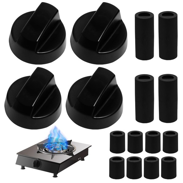 SMCEHEYA Universal Cooker Knobs Durable Replacement Knob with Adjustable Shaft