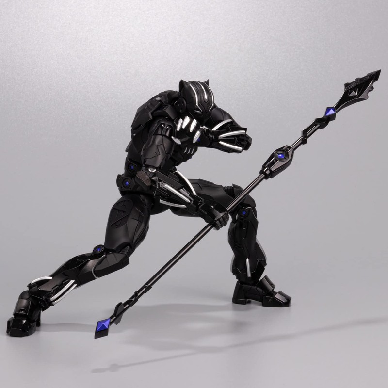Fighting Armor Black Panther Non-Scale ABS & Diecast Painted Complete