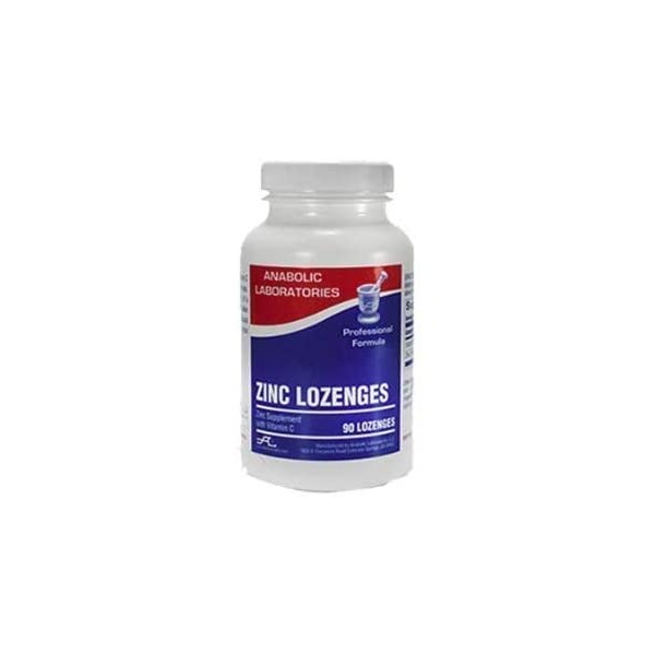 Zinc Lozenges with Vitamin C by Anabolic Laboratories (90 Count)