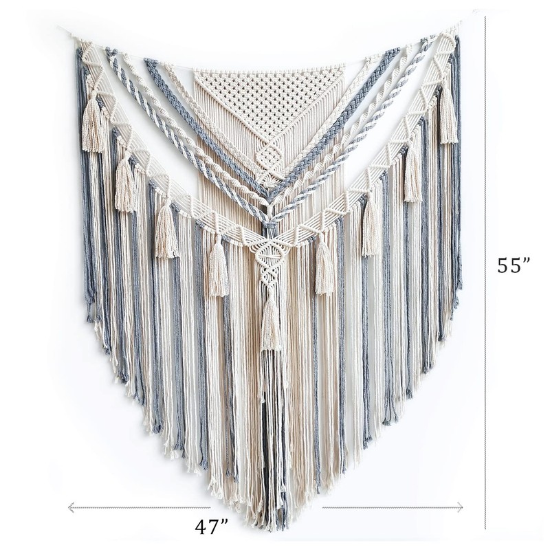 Fashionstorm Macrame Wall Hanging Large Wall Tapestry Woven Boho Tapestry