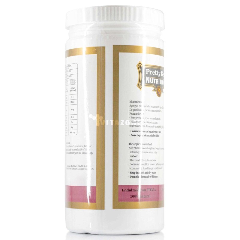 Grenetina Hidrolizada Sabor Uva 100% Natural 500 Grs Pretty Bee.
