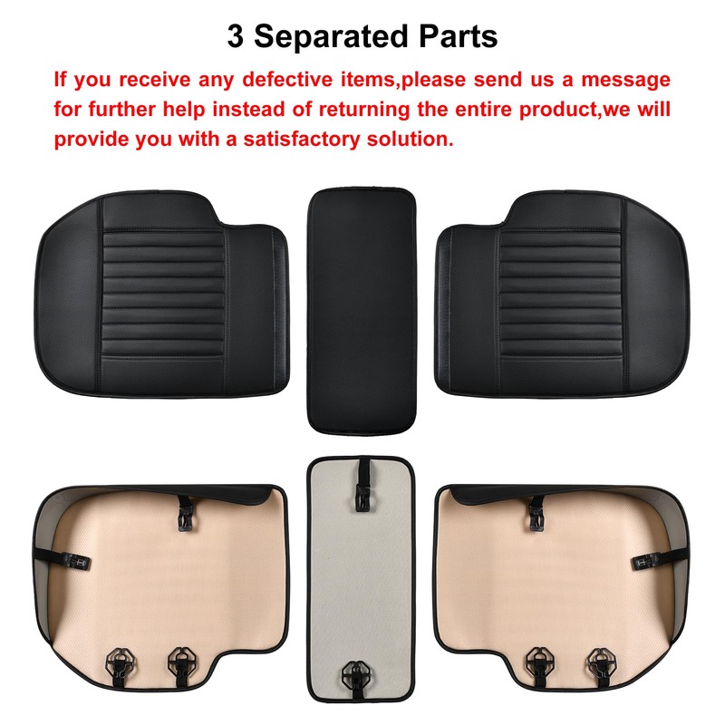 Back Seat Covers, Rear Seat Cushions, Auto Bench Protector with