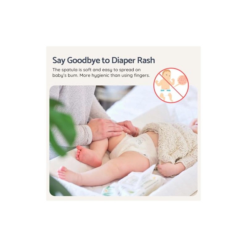 3 Packs Silicone Diaper Cream Applicator with Suction Base, Diaper