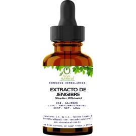 VIVONATURAL Extracto De Jengibre 60ml Vivonatural