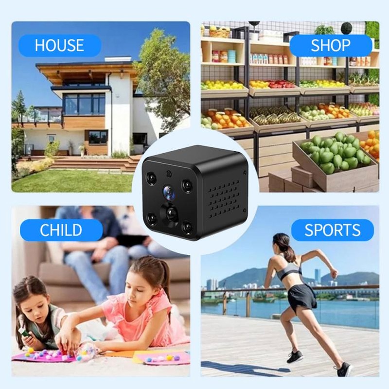 4MP HD Wireless WiFi Security Camera with Light Sensing Night
