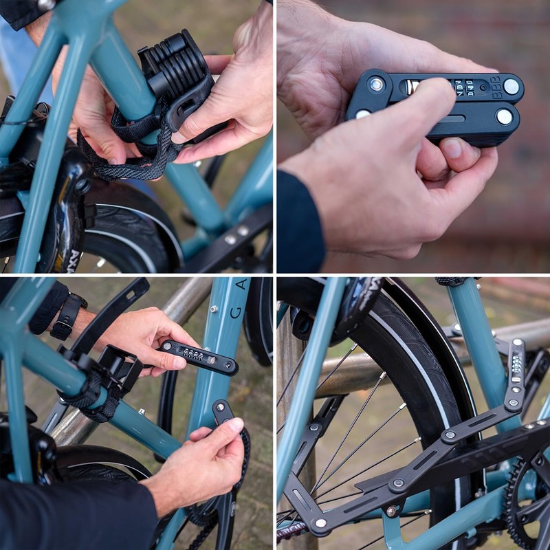 BBB Cycling Combination Lock CodeFold Bicycle Lock for Road Bike