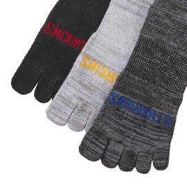 Gunze GT Hawkins GHT062 Men's Socks, Durable, 3 Pairs Set, Short Length, 5 Toes, A Assortment, A Assortment, 25.0-27.0 cm