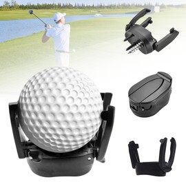 Vexilon 3 Pcs Golf Ball Retriever for Putter, Golf Ball Picker Upper, Saver Putter Grip Black Retriever Plastic Claw Grabber, Plastic Foldable Portable Durable Golfball Accessories