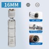 Resze 5/8-Inch（16mm） Thin Wall Spark Plug Socket,12 Points 3/8" Drive