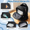 bluterm School Backpack for Women Men Lighweght Middle School Bookbag