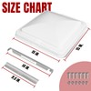 Jack Boss Roof Vent Cover, 14 Inch Replacement Vent Lid