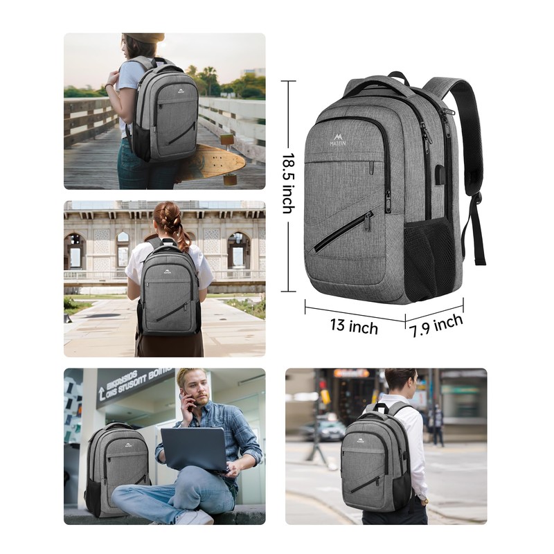 MATEIN Travel Laptop Backpack, 17 Inch Work TSA Approved Carry