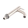 Stainless Steel Brushed Surface Basin Water Faucet Bathroom Single Cold
