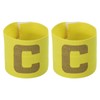 PATIKIL 9.4x2.5" Soccer Captain C Band Set of 2 Nylon
