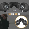 LUXUN 10x25 Binoculars for Adults, Small Binoculars with BaK4 Prism,