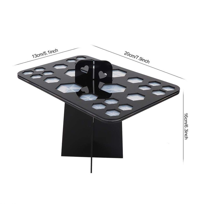VIFER Makeup Brush Holder, Cosmetic Brush Stand 26 Holes Brush